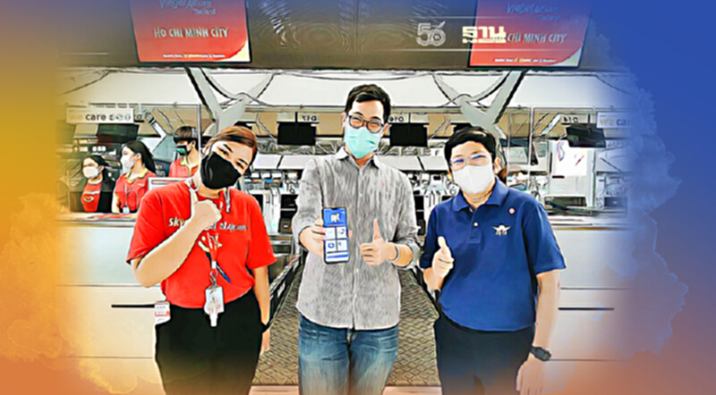 ไทยเวียตเจ็ท ขึ้นแท่นสายการบินแรกในไทย เชื่อมระบบ ‘IATA Travel Pass’ สำเร็จ ไทยเวียตเจ็ท ขึ้นแท่นสายการบินแรกในไทย เชื่อมระบบ ‘IATA Travel Pass’ สำเร็จ