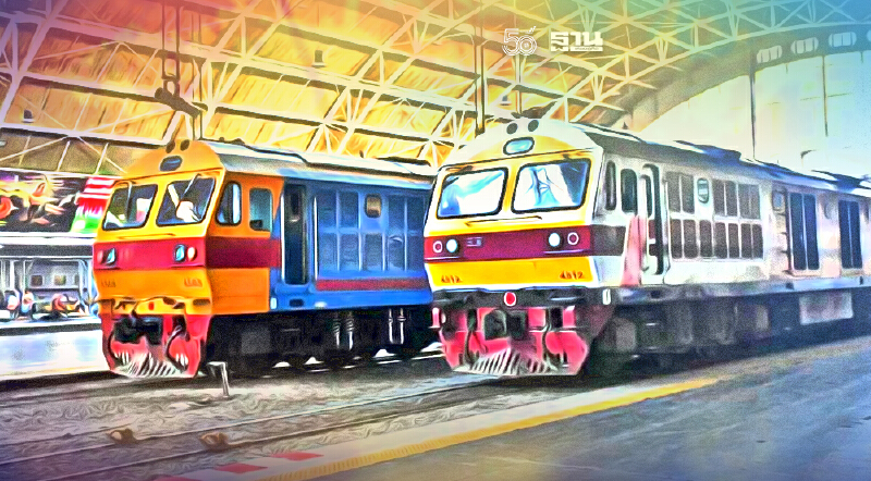 กลับมาแล้ว รฟท.เปิดเดินรถไฟสายอีสาน 8 ขบวน หลังน้ำท่วมเสียหาย