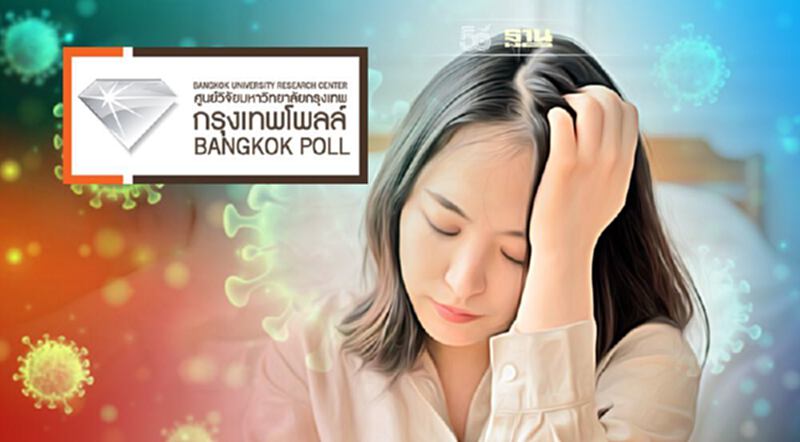 สุขภาพจิตคนไทยวันนี้ กรุงเทพโพลล์ชี้หวั่นโควิด-19 ระบาดระลอกใหม่ สุขภาพจิตคนไทยวันนี้ กรุงเทพโพลล์ชี้หวั่นโควิด-19 ระบาดระลอกใหม่