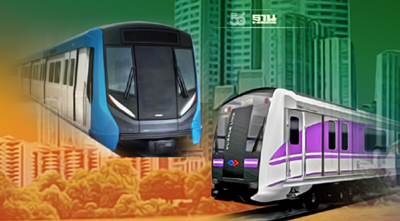 รถไฟฟ้า MRTสายสีน้ำเงิน-สายสี ม่วง ขยายเวลาเดินรถถึง5ทุ่ม รถไฟฟ้า MRTสายสีน้ำเงิน-สายสี ม่วง ขยายเวลาเดินรถถึง5ทุ่ม