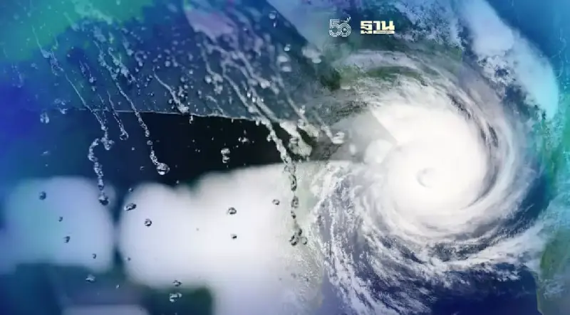 กรมอุตุฯ อัพเดทเส้นทางพายุลูกใหม่ คาดก่อตัวในวันที่ 25 ต.ค.