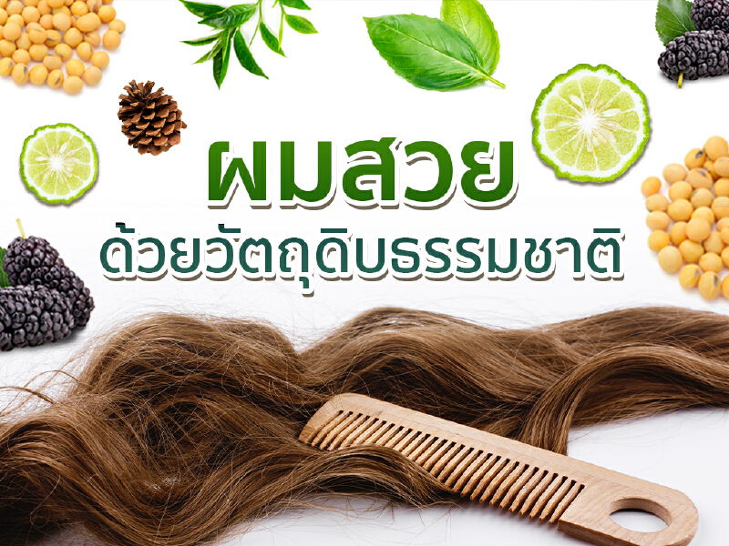 ผมสวย ด้วยวัตถุดิบจากธรรมชาติ