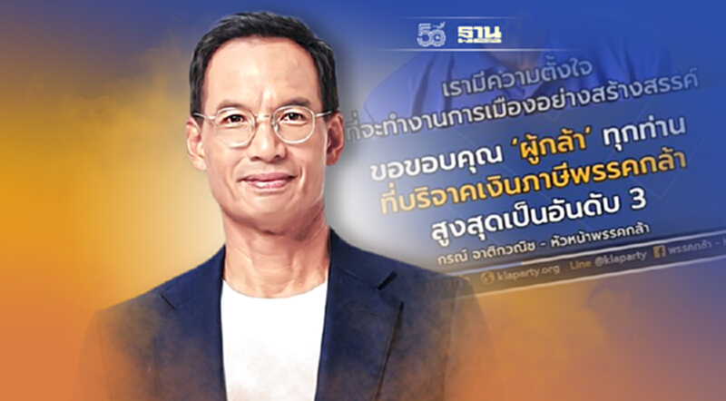 "กรณ์"ขอบคุณหนุนพรรคกล้า ไม่มี ส.ส. แต่ยอดบริจาค2.5 ล้านบาท "กรณ์"ขอบคุณหนุนพรรคกล้า ไม่มี ส.ส. แต่ยอดบริจาค2.5 ล้านบาท