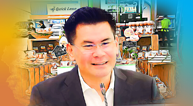 “ค้าภายใน”จับมือปั๊มน้ำมัน  แก้ไขปัญหาไข่ไก่ล้นตลาด