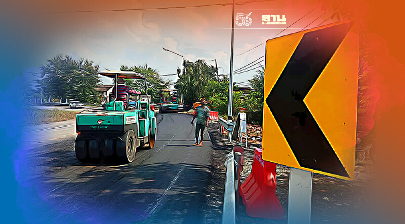 ชาวบ้านเฮ ทช.เร่งซ่อมถนน นม.6019 จ.นครราชสีมา แก้ปัญหาน้ำท่วม