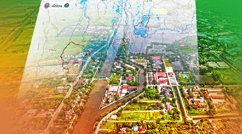 GISTDA เตือนชุมชนภาคกลางเฝ้าระวัง ทุ่ง 8 แห่งรับน้ำเพิ่มต่อเนื่อง