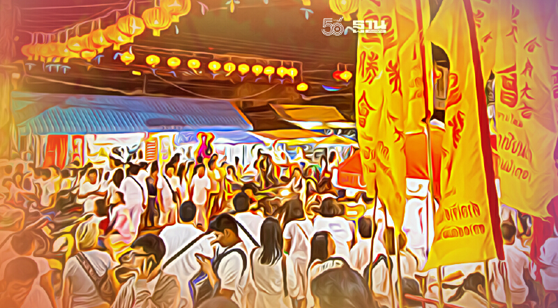 "กินเจ"ยอดใช้จ่ายคนกรุงเทพปีนี้หด 8.2%  น้ำท่วม-WFH ฉุดกำลังซื้อ