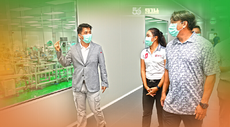 เปิดโรงงานหน้ากากซีพีรับโปรจีน-แจกเพิ่ม 9 ชุมชนอ.พระประแดง สมุทรปราการ