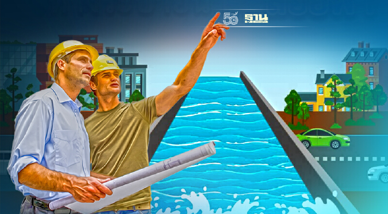 “ทางด่วนน้ำ” น้ำไม่ต้องรอระบาย  แนวทางแก้น้ำท่วมกรุง