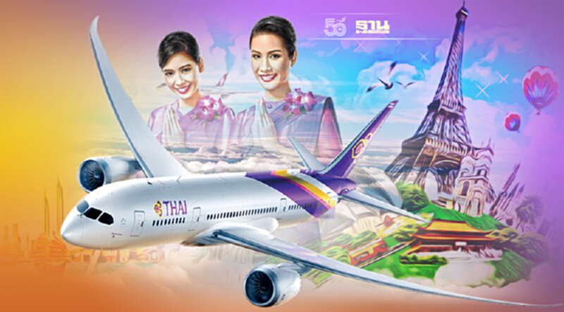 "การบินไทย"จัดตั๋วโปรลดทุกเส้นทางบินทั่วโลกไป-กลับเริ่มต้น 6,785 บาท "การบินไทย"จัดตั๋วโปรลดทุกเส้นทางบินทั่วโลกไป-กลับเริ่มต้น 6,785 บาท