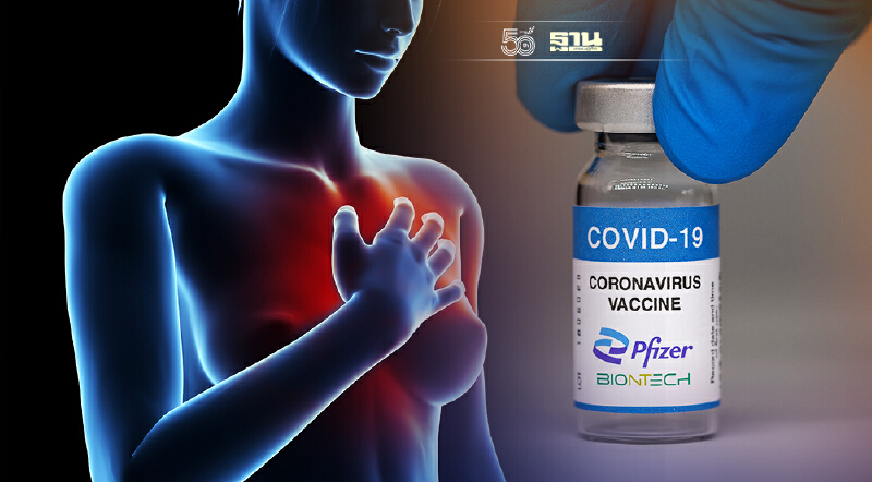 ฉีดไฟเซอร์ อิสราเอลพบกล้ามเนื้อหัวใจอักเสบผู้ชายมากกว่าหญิง 17.9 เท่า