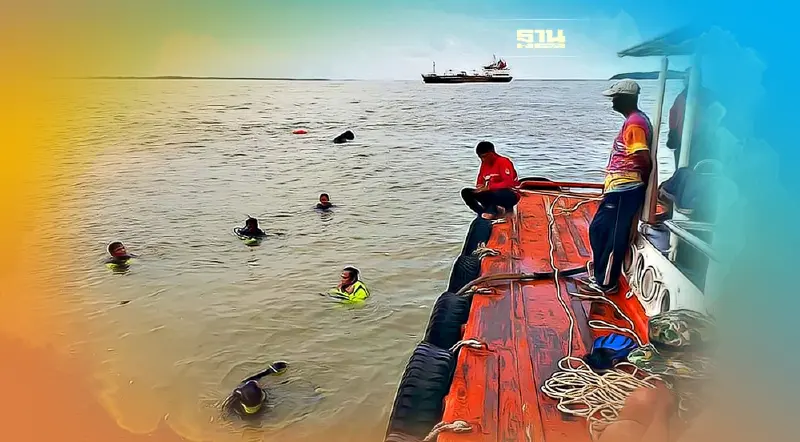เร่งค้นหาผู้สูญหายเหตุเรือล่มที่สงขลา