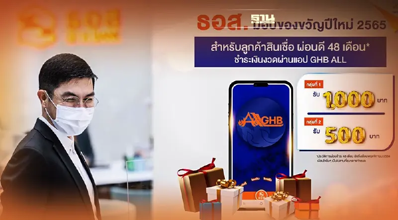 ข่าวดี สินเชื่อ ธอส. ผ่อนดี 48 เดือน รับเงินคืน