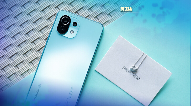 เสียวหมี่ผนึก Swarovski เปิด Xiaomi 11 Lite 5G NE สีใหม่ Mint Green