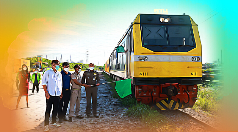 "ระยอง"ทดสอบรถไฟสินค้ามาบตาพุด-ท่านาแล้งเชื่อมไทย-ลาว-จีน