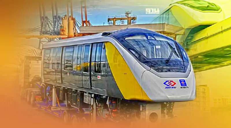 รถไฟฟ้าสายสีเหลืองวิ่งทดสอบเดินรถ พร้อมให้บริการกลางปี65 รถไฟฟ้าสายสีเหลืองวิ่งทดสอบเดินรถ พร้อมให้บริการกลางปี65
