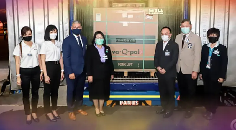 "โมเดอร์นา" 1.38 ล้านโดส ถึงไทยพร้อมกระจายต่อรพ.เอกชน "โมเดอร์นา" 1.38 ล้านโดส ถึงไทยพร้อมกระจายต่อรพ.เอกชน