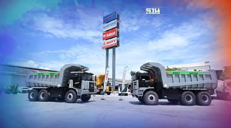 ลีดเวย์ เปิดตัวรถบรรทุกไฟฟ้างานเหมืองแบรนด์ SANY