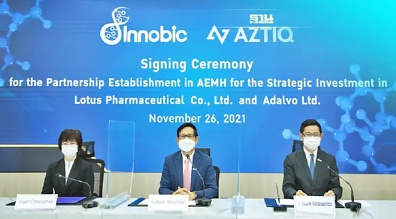 อินโนบิก (เอเชีย) รุกคืบถือหุ้น 37% ใน Lotus Pharmaceutical-60% ใน Adalvo อินโนบิก (เอเชีย) รุกคืบถือหุ้น 37% ใน Lotus Pharmaceutical-60% ใน Adalvo