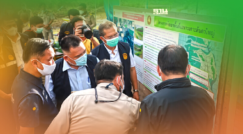  "ทรงศักดิ์" ลุยตรวจ 2 โครงการเขื่อนป้องกันตลิ่งริมแม่น้ำ จ.กระบี่