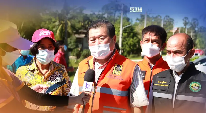 “นิพนธ์”ลงพื้นที่เทศบาลเมืองเขารูปช้างติดตามแก้ปัญหาน้ำท่วมขัง
