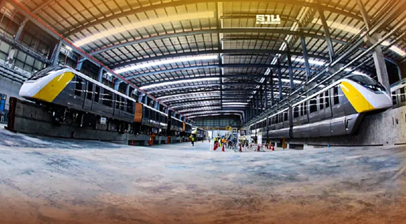 รฟม.ประมวลภาพทดสอบเดินรถไฟฟ้าโมโนเรลสายสีเหลือง ครั้งแรก รฟม.ประมวลภาพทดสอบเดินรถไฟฟ้าโมโนเรลสายสีเหลือง ครั้งแรก