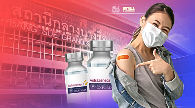 ศูนย์กลางบางซื่อ ฉีดวัคซีน AZ เข็ม 2 เปิด Walk In ทุกวัน เช็คเงื่อนไขที่นี่ ศูนย์กลางบางซื่อ ฉีดวัคซีน AZ เข็ม 2 เปิด Walk In ทุกวัน เช็คเงื่อนไขที่นี่