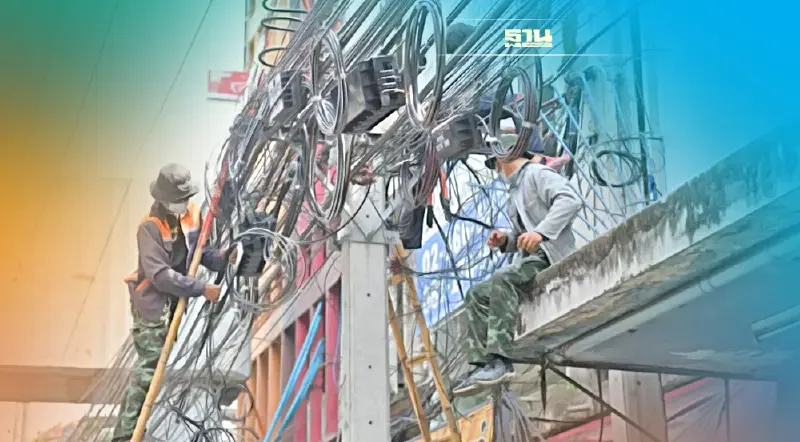 กทม.เร่งจัดระเบียบนำสายไฟฟ้า-สายสื่อสารลงดินเพื่อความปลอดภัยประชาชน