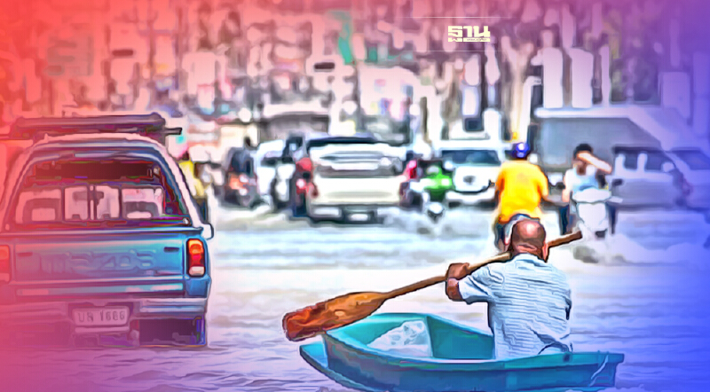 น้ำท่วม 13 จังหวัด ไม่สามารถสัญจรผ่านได้ 15 เส้นทาง