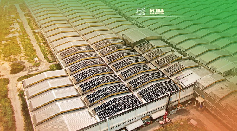 โรงงานผลิตยางบริดจสโตน จ.ชลบุรี ติดตั้งโซลาร์รูฟท็อป 1 เมกะวัตต์