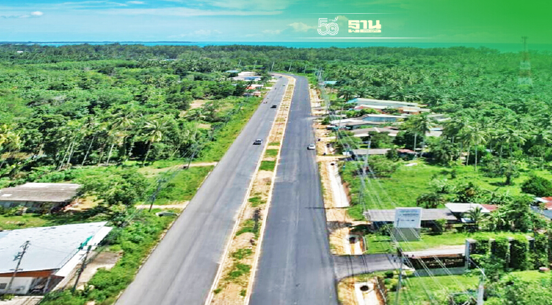 ทล.ขยายถนนสาย อ.ตะกั่วป่า -อ.ตะกั่วทุ่ง จ.พังงา  บูมเศรษฐกิจแดนใต้