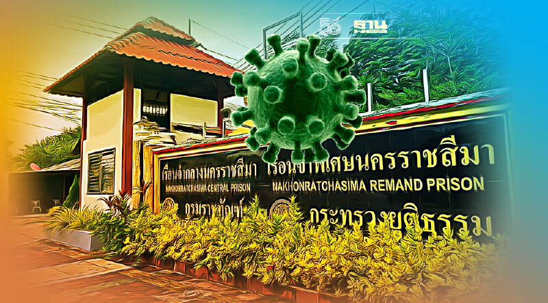 โควิด-19 โคราชแดนแรกรับติดเชื้อยกเรือนจำ