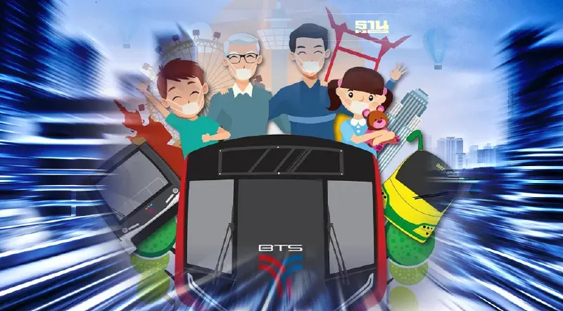 5ธ.ค. บีทีเอสชวน พ่อ-ลูก ขึ้นรถไฟฟ้าฟรี