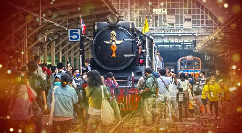 การรถไฟฯเปิดเดินขบวนรถจักรไอน้ำประวัติศาสตร์วันพ่อแห่งชาติ