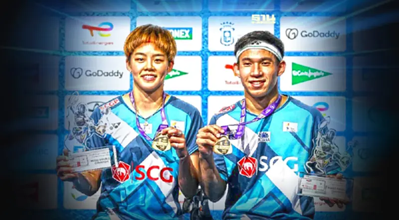 "บาส-ปอป้อ" คว้าแชมป์โลกแบดมินตัน ถล่มญี่ปุ่น 2 เกมรวด "บาส-ปอป้อ" คว้าแชมป์โลกแบดมินตัน ถล่มญี่ปุ่น 2 เกมรวด