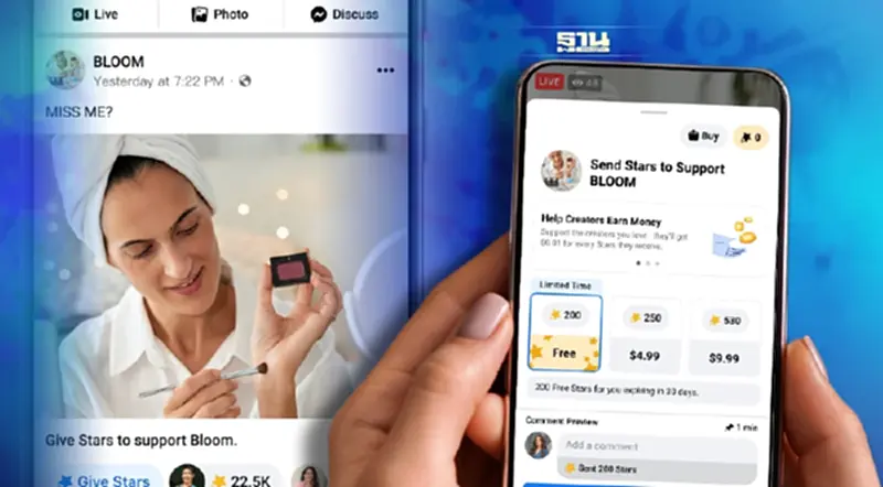 Facebook เปิดเทศกาล Stars Fest พร้อมวิธีใหม่สร้างรายได้ฟีเจอร์ดาว Facebook เปิดเทศกาล Stars Fest พร้อมวิธีใหม่สร้างรายได้ฟีเจอร์ดาว
