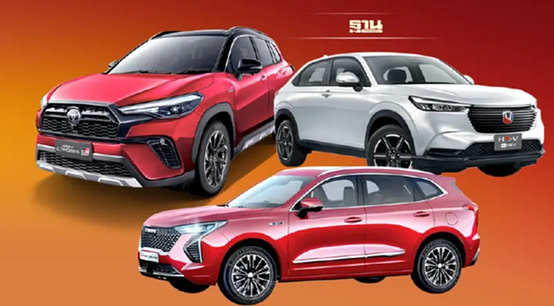 บี-เอสยูวี ไฮบริดเปิดศึก Honda HR-V ทวงแชมป์ Toyota Corolla Cross บี-เอสยูวี ไฮบริดเปิดศึก Honda HR-V ทวงแชมป์ Toyota Corolla Cross