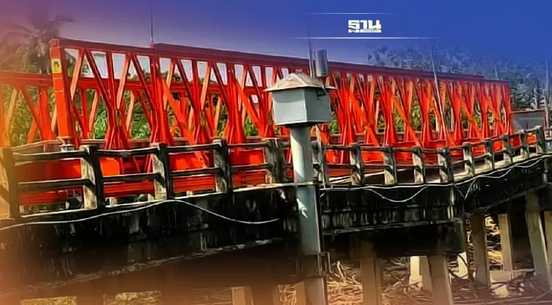  ของขวัญปีใหม่ชาวแม่พะวอ "แม่สอด"เปิดใช้สะพานเบลีย์ชั่วคราวแก้ตอม่อทรุด