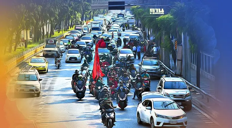 ตำรวจเตรียมรวบรวมหลักฐานดำเนินคดี “คาร์ม็อบ”กลุ่มทะลุฟ้า