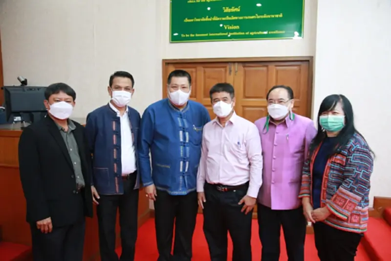 กรมการข้าว ถกแนวทางความร่วมมือ ม.แม่โจ้ ร่วมพัฒนางานวิจัยข้าวแบบบูรณาการ กรมการข้าว ถกแนวทางความร่วมมือ ม.แม่โจ้ ร่วมพัฒนางานวิจัยข้าวแบบบูรณาการ