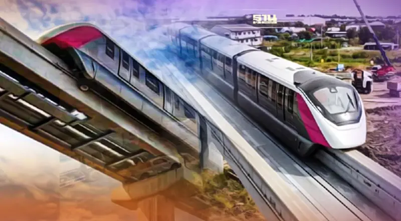 นับถอยหลัง "รถไฟฟ้าสายสีชมพู แคราย-มีนบุรี" เปิดบริการ ไตรมาส 3 ปี 65 นับถอยหลัง "รถไฟฟ้าสายสีชมพู แคราย-มีนบุรี" เปิดบริการ ไตรมาส 3 ปี 65