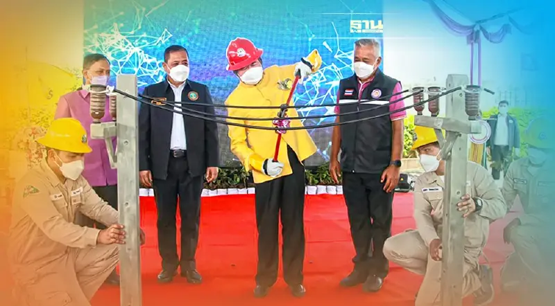 “นิพนธ์” เปิดจ่ายไฟฟ้าเคเบิ้ลใต้ดินเฉลิมพระเกียรติ นำร่องสงขลา  
