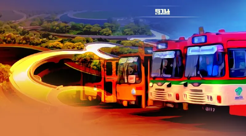 ขสมก.จัดรถเมล์ฟรี  5 เส้นทาง ไปอุทยานเฉลิมพระเกียรติ ร.9 เฝ้ารับเสด็จในหลวง