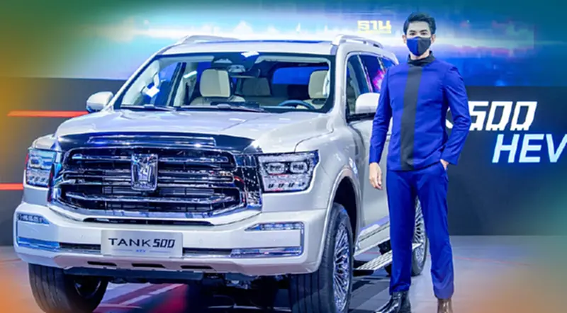 TANK 500 ประกอบไทยกลางปี 2022 เกรท วอลล์ มอเตอร์ เปิดตัวขายไม่เกินไตรมาส 3 TANK 500 ประกอบไทยกลางปี 2022 เกรท วอลล์ มอเตอร์ เปิดตัวขายไม่เกินไตรมาส 3