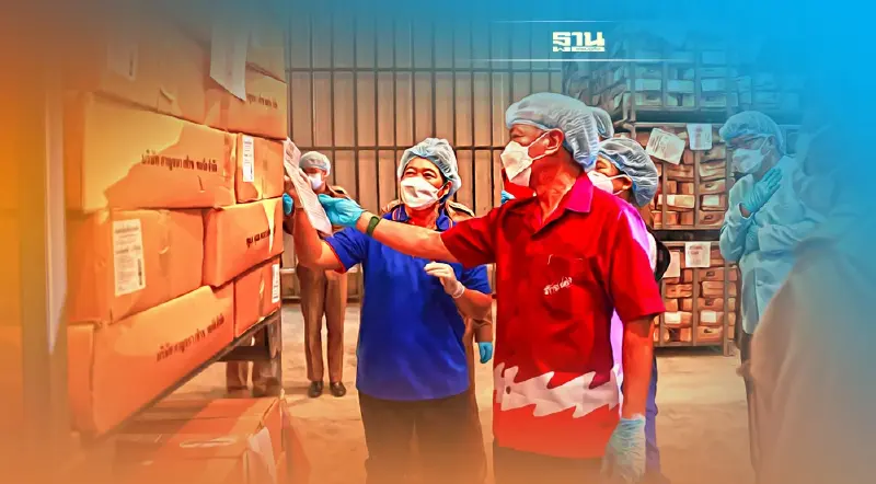 ผู้ว่าฯระยองนำทีมเปิดคลังสินค้าห้องเย็นตรวจป้องกัน"กักตุนหมู"  