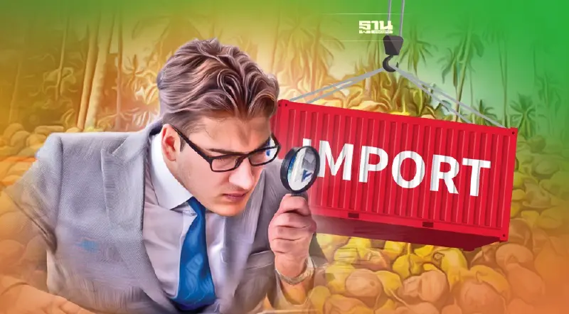 “พาณิชย์” คุมเข้มนำเข้ามะพร้าว  พบกระทำผิดลงโทษทันที