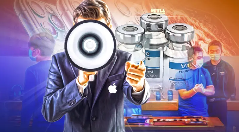 กฎเหล็กพนักงานแอปเปิล อิงค์. เข้าออฟฟิศต้องฉีดวัคซีนบูสเตอร์