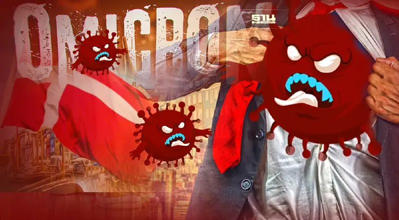 เดนมาร์กยันโอมิครอนสายพันธุ์ย่อย BA.2 ระบาดเร็วกว่าสายพันธุ์เดิม 1.5 เท่า