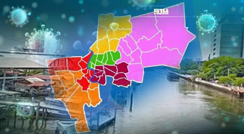 กทม.เปิด 10 เขตผู้ติดเชื้อโควิดวันนี้สูงสุด “บางกอกน้อย”นำโด่ง 104 ราย