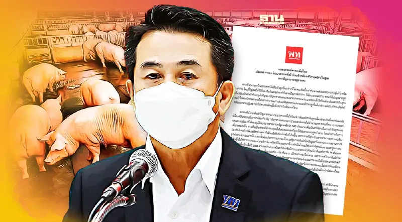 เพื่อไทยออกแถลงการณ์ อัดรัฐปกปิดโรคASFในหมู จ่อยื่น ปปช.เอาผิดซ้ำ
